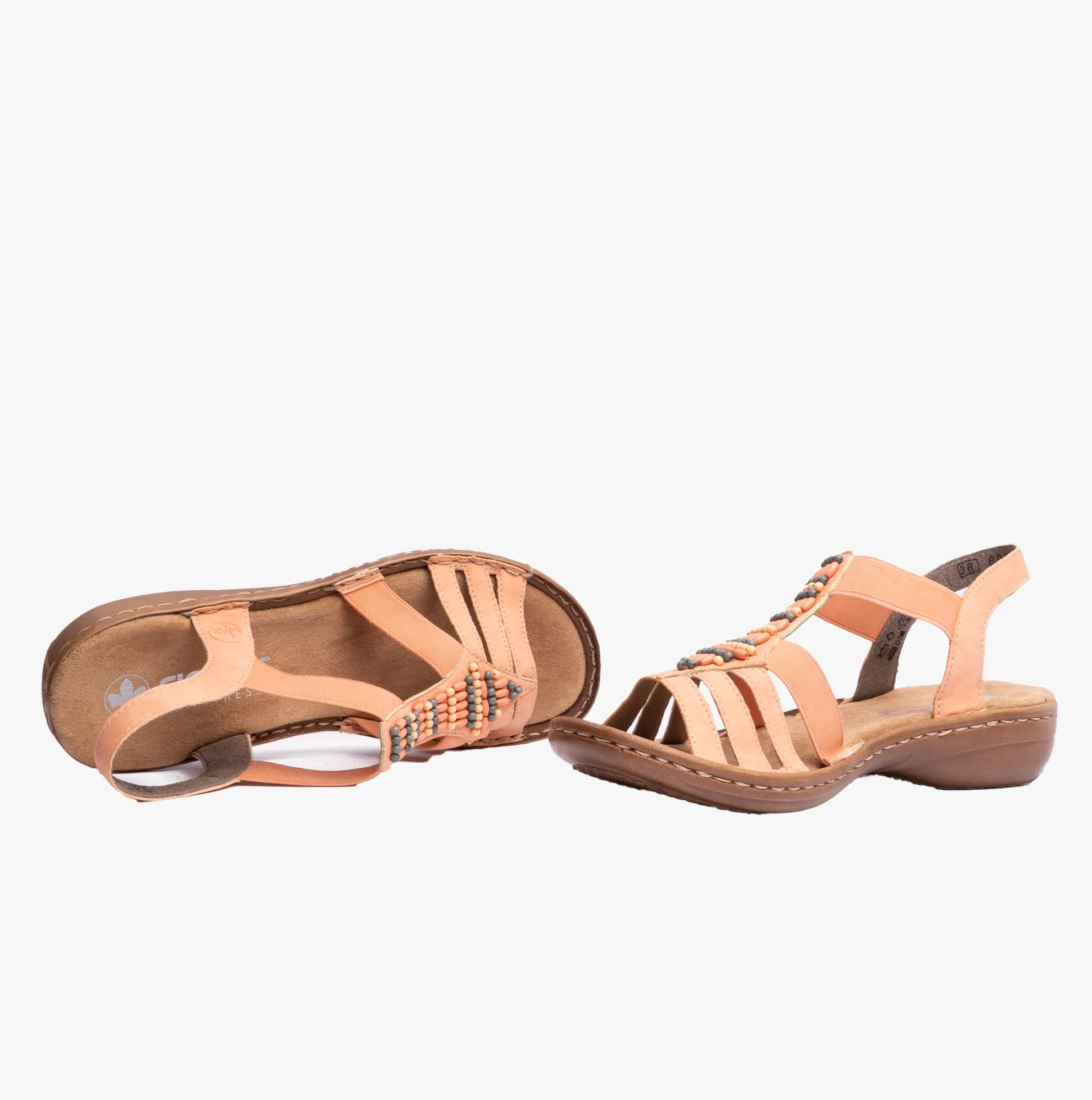 60851-38 Womens Sandals Orange