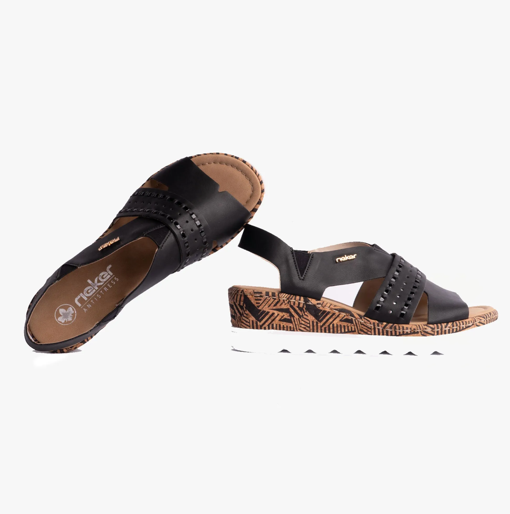 67179-00 Womens Sandals Black