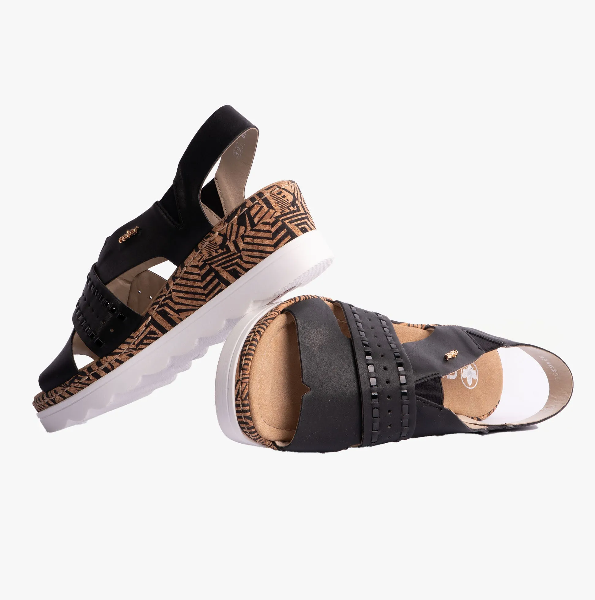 67179-00 Womens Sandals Black