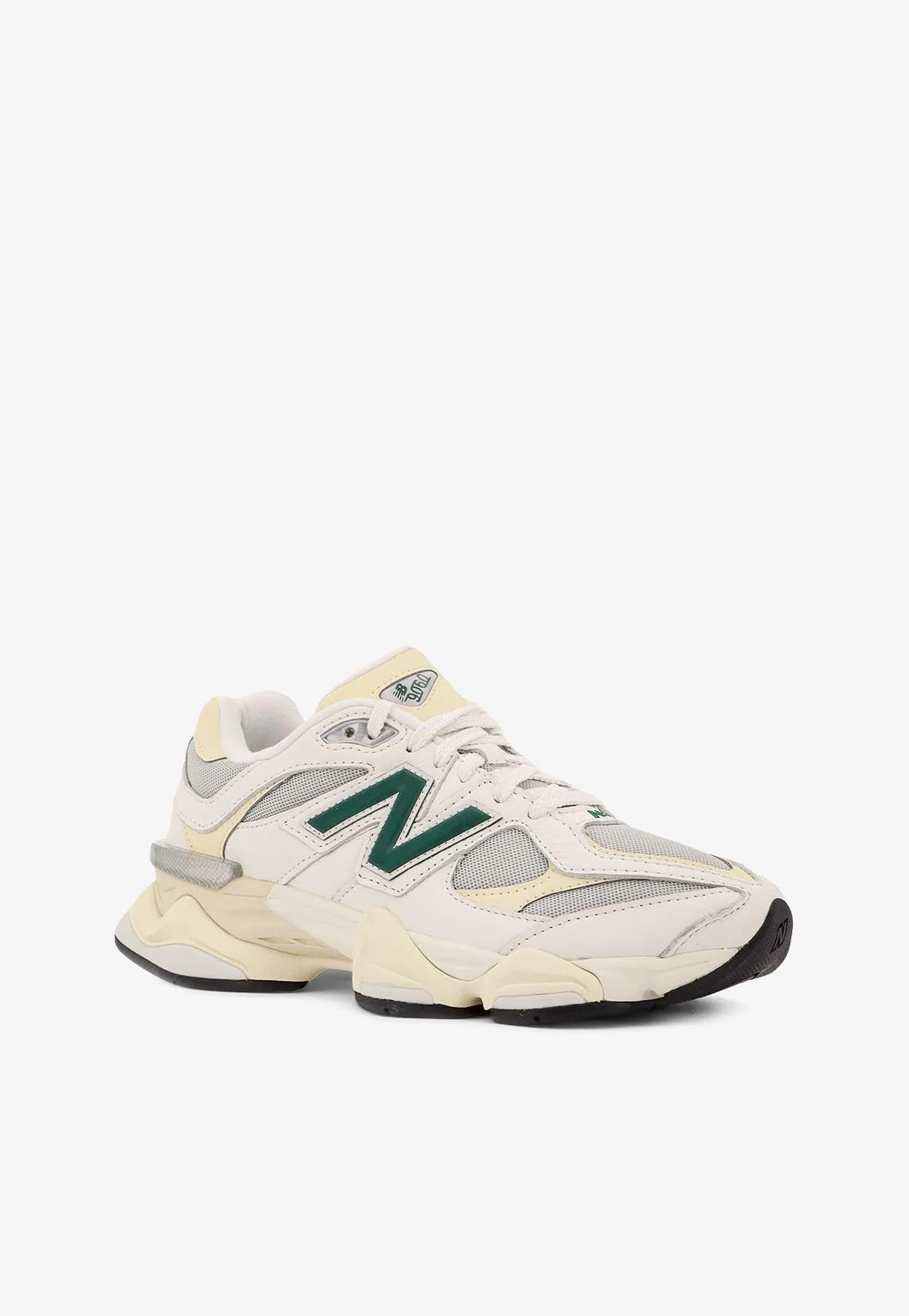 9060 Leather and Mesh Sneakers