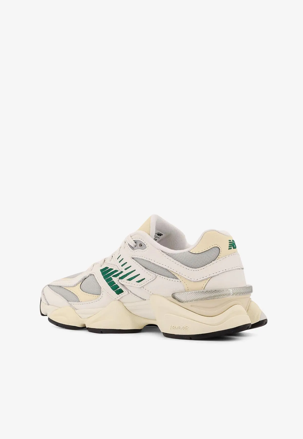 9060 Leather and Mesh Sneakers