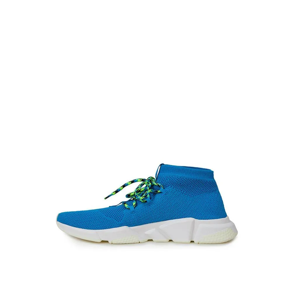 Balenciaga Exquisite Blue Cotton Sneakers for Herre