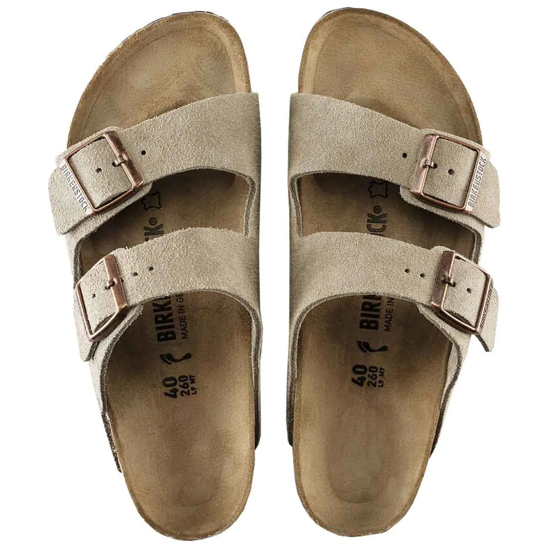 Birkenstock Arizona Suede Leather - Men's