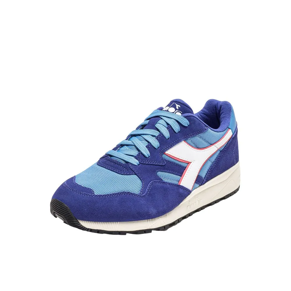 Diadora Blue Leather Sneakers