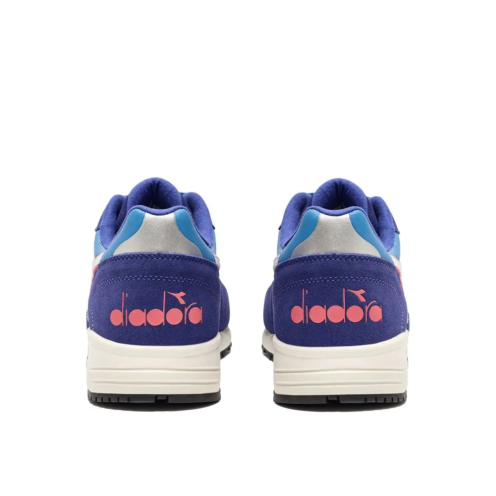 Diadora Blue Leather Sneakers