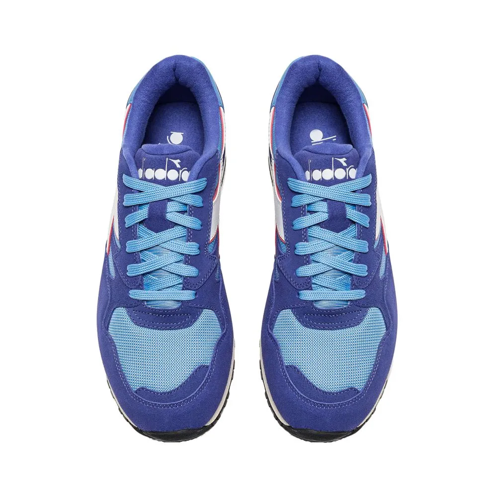 Diadora Blue Leather Sneakers