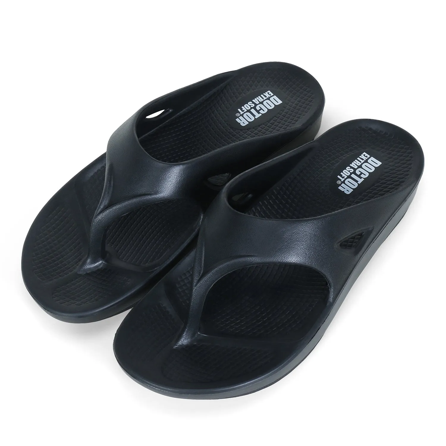 DOCTOR EXTRA SOFT D-510 Women's Classic Ultra Soft Flip Flops/Slippers with Cushion FootBed for Adult | Comfortable & Light Weight| Stylish & Anti-Skid| Waterproof & Everyday Slip-on for Ladies/Girls