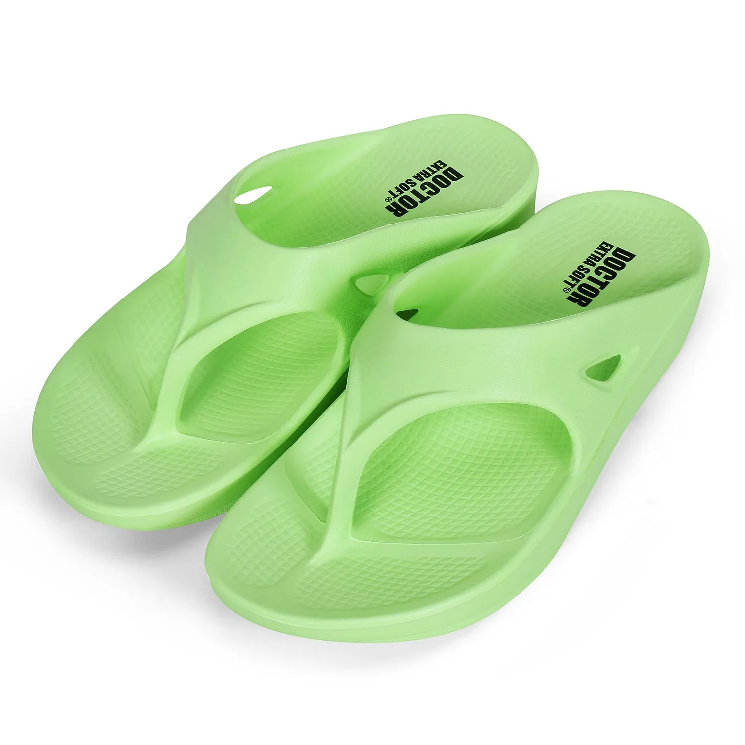 DOCTOR EXTRA SOFT D-510 Women's Classic Ultra Soft Flip Flops/Slippers with Cushion FootBed for Adult | Comfortable & Light Weight| Stylish & Anti-Skid| Waterproof & Everyday Slip-on for Ladies/Girls