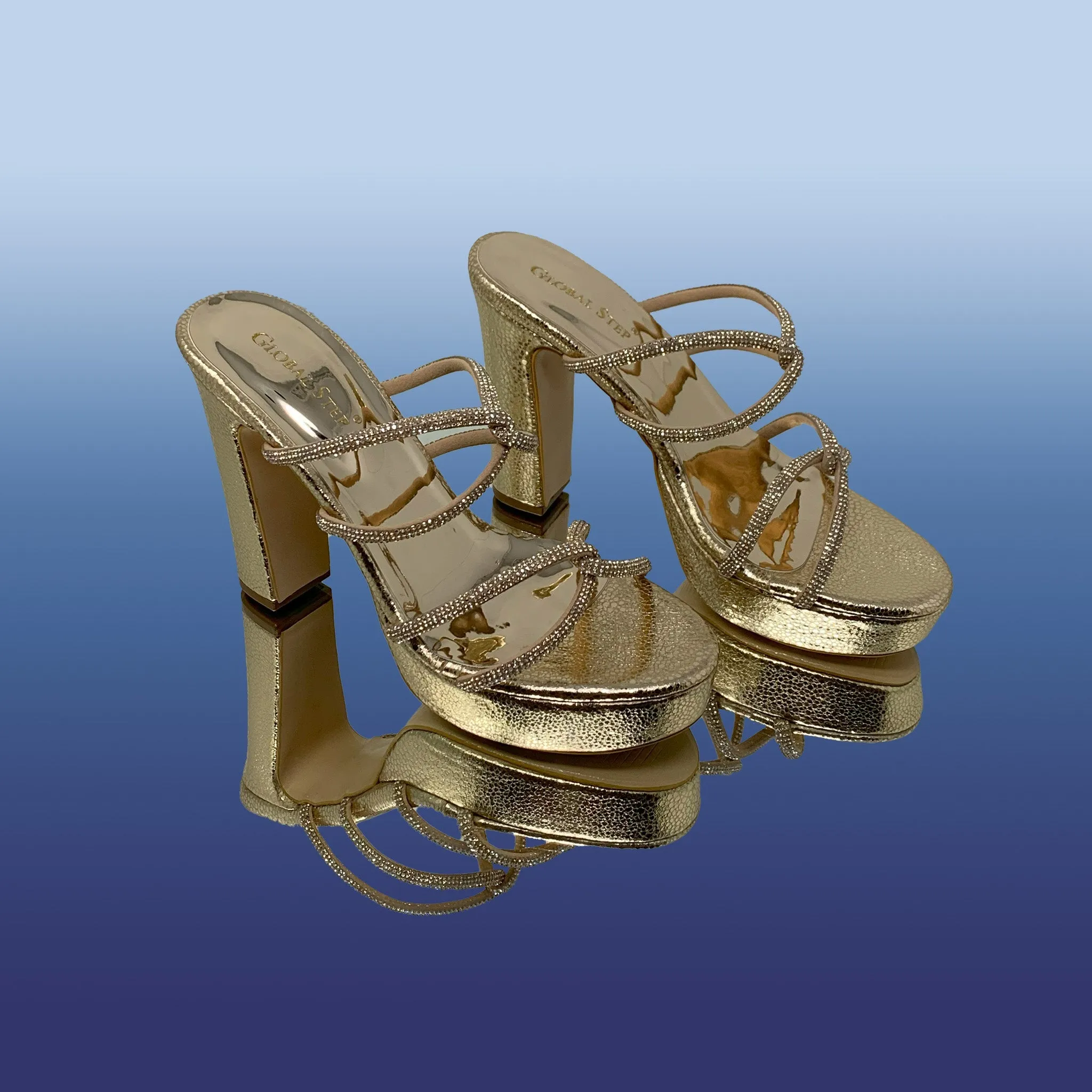 Elegant Gold High Heels
