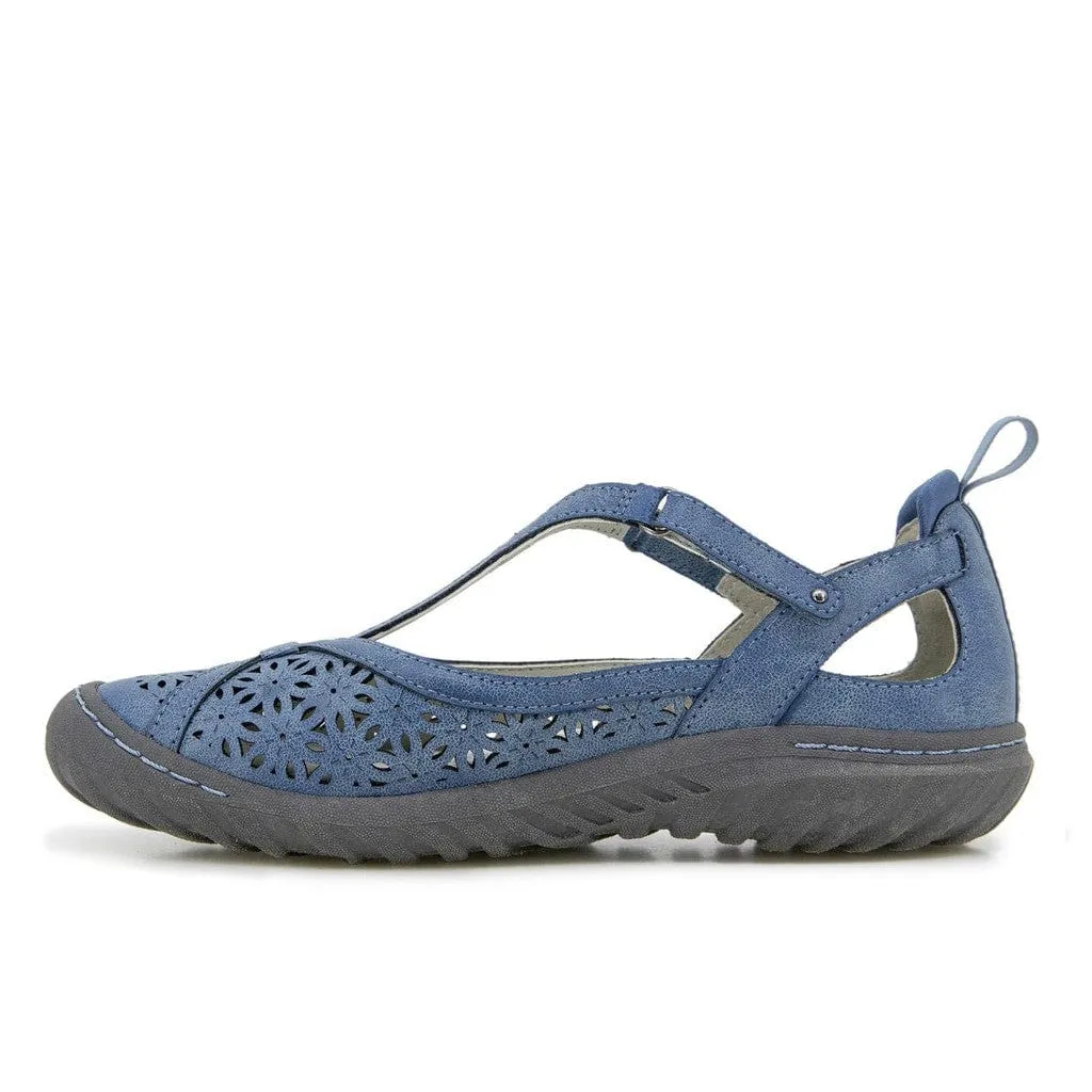 JBU Women's Daffodil Mary Jane Shoes- Denim