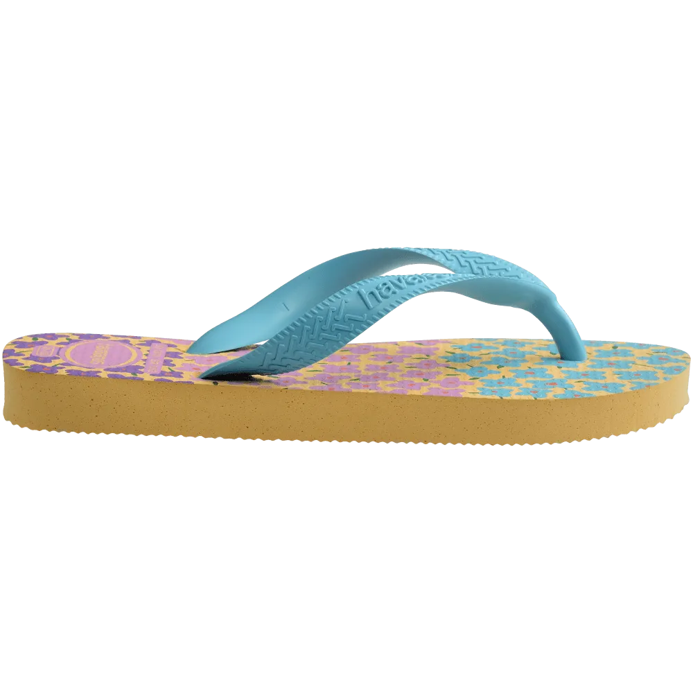 Kids Flores Flip Flops