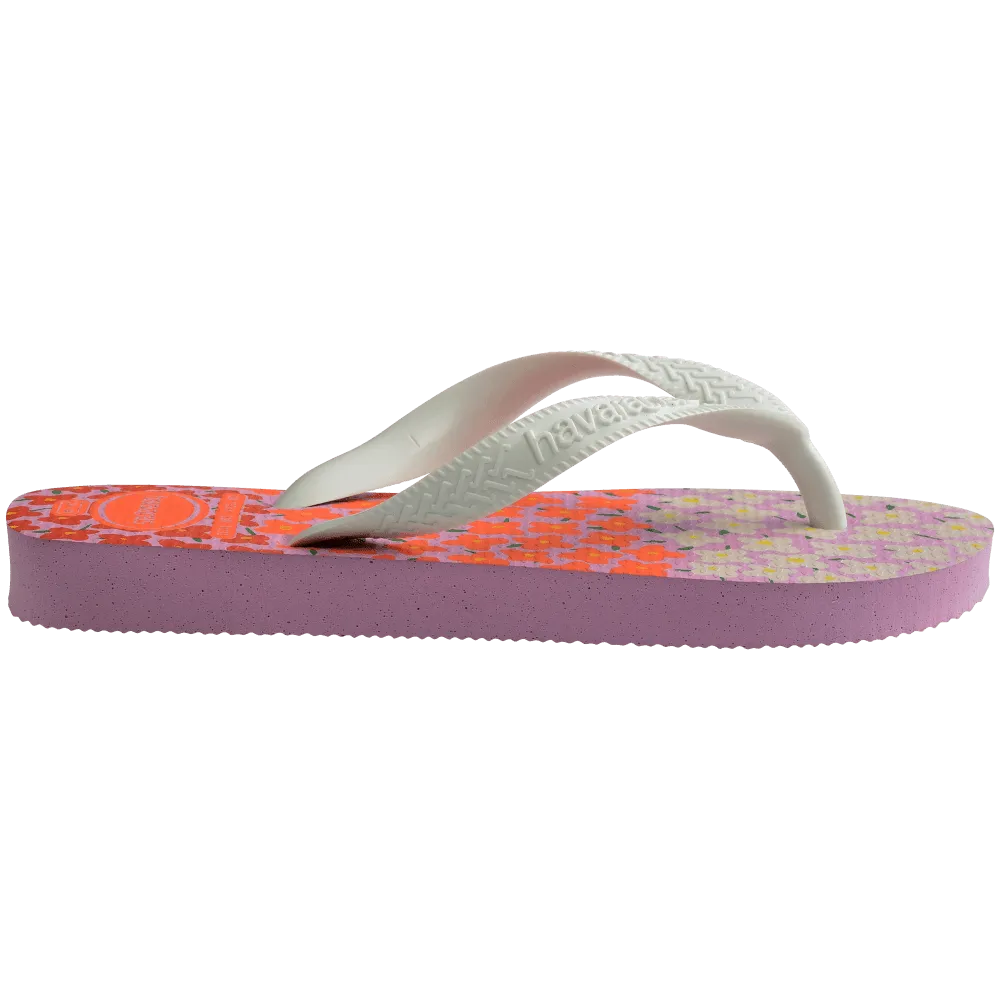 Kids Flores Flip Flops
