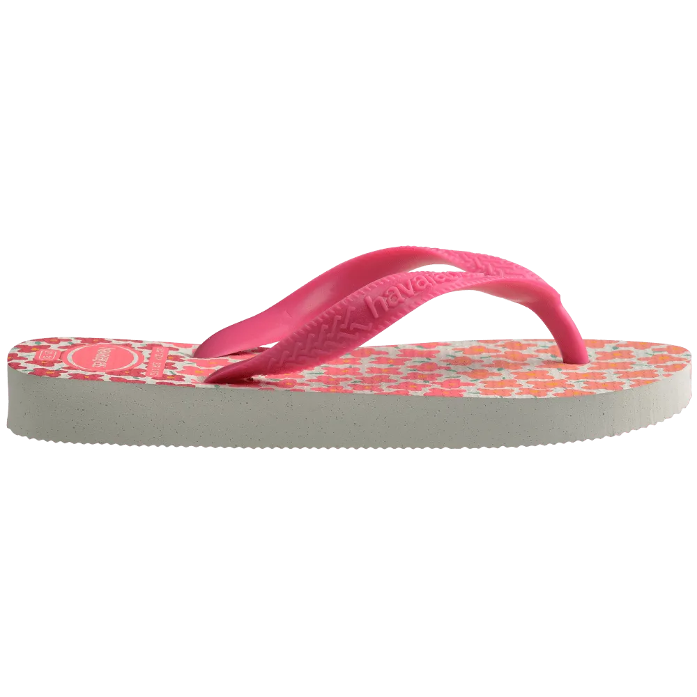 Kids Flores Flip Flops