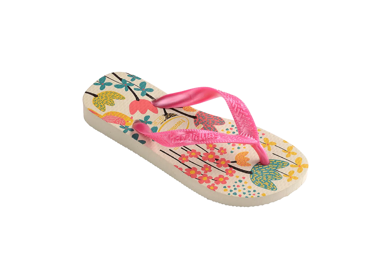 Kids Flores Flip Flops