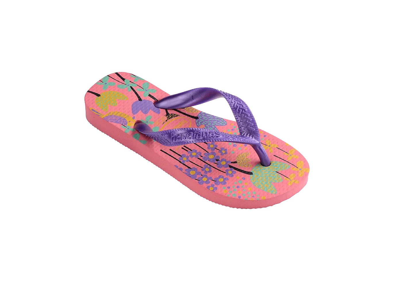 Kids Flores Flip Flops
