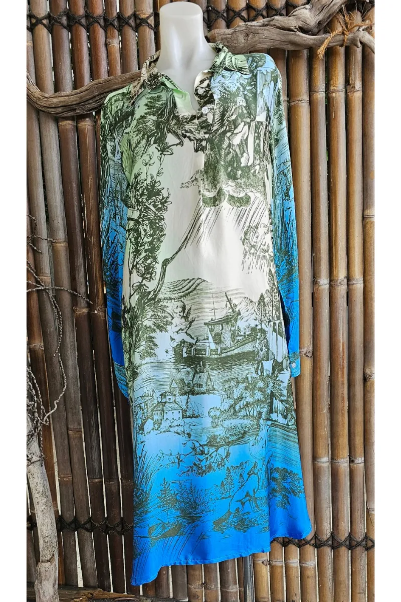 La Strada Viscose Shirt Dress