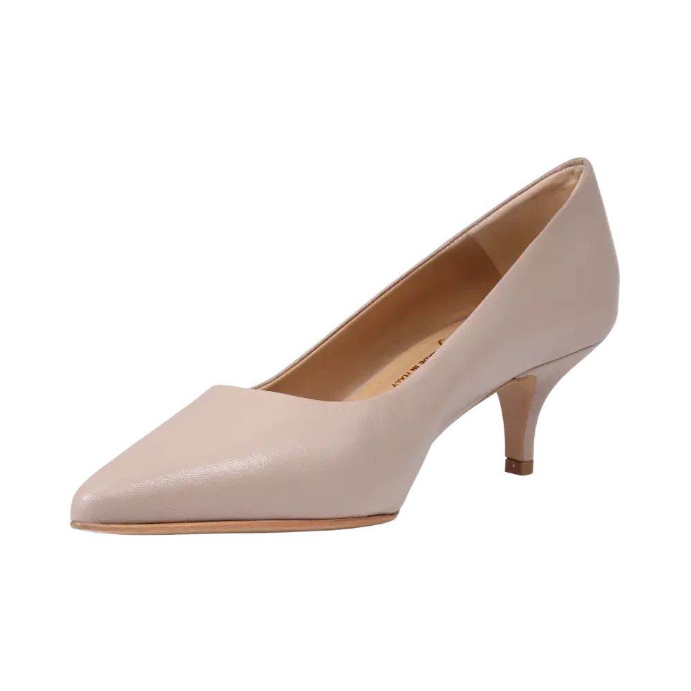 Ladies Genuine Leather Elegant Court Heel in Tortora by Aliverti (CRB125)