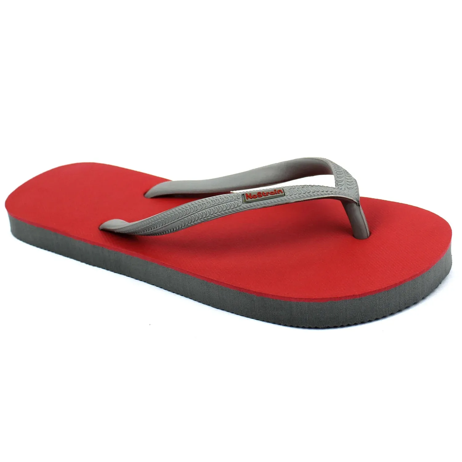 Melon Red & Grey Flip-flops Women