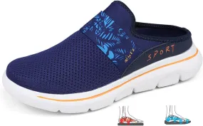 Men's Comfort Breathable Support Sports Slip-On Sandals, Arch Support Athletic Sandals for Men Walking
