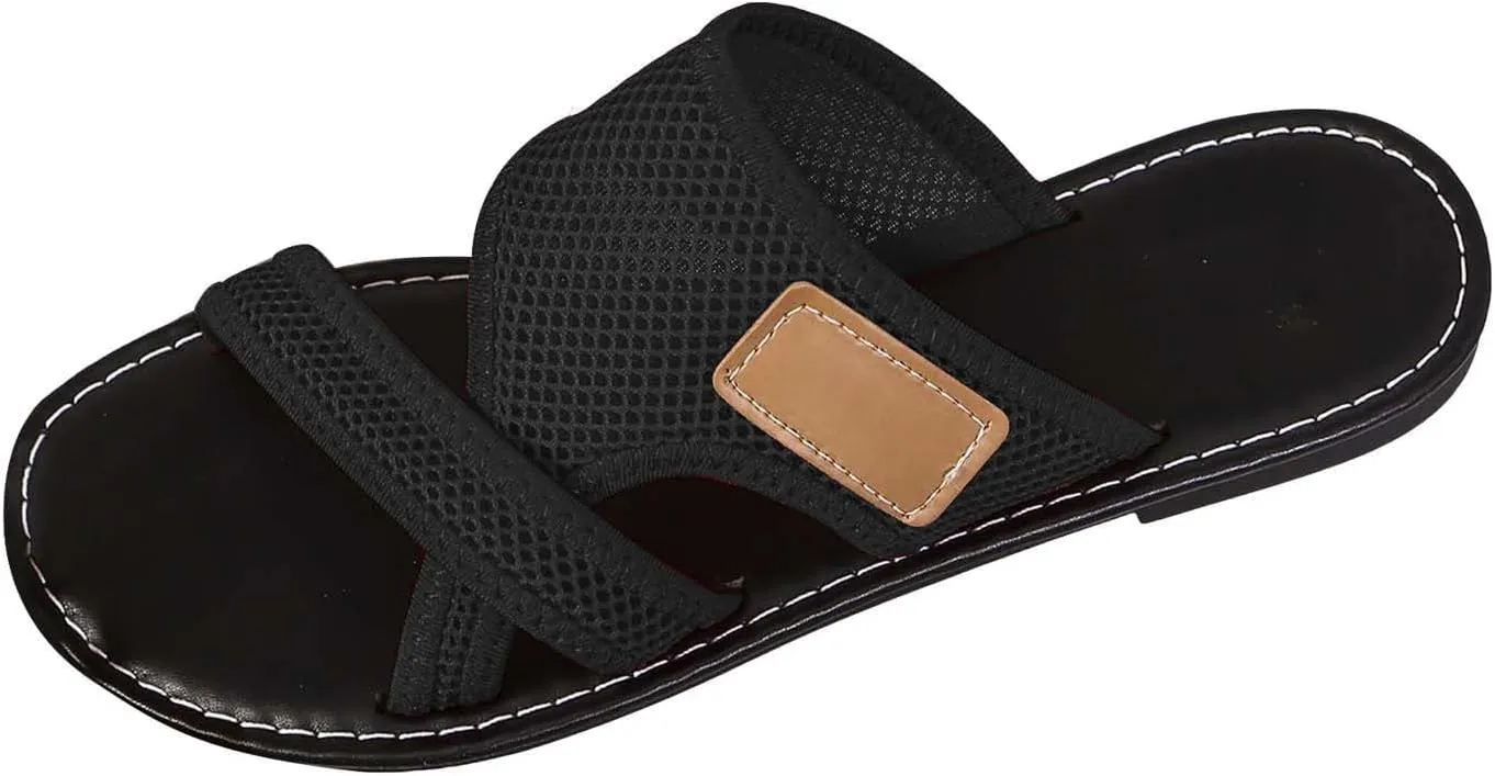 Mesh Sandals for Women Orthowalk Orthopedic Arch Support Shoes Beach Breathable Comfortable Wide Hollow Slides