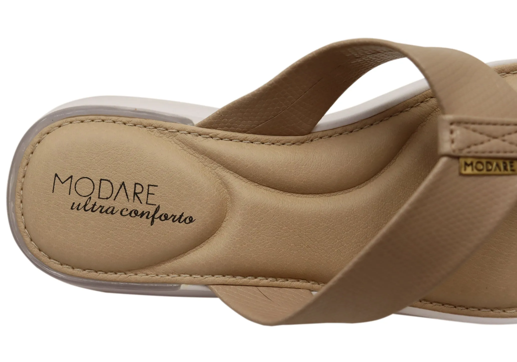 Modare Ultraconforto Velina Womens Comfort Brazilian Thongs Sandals