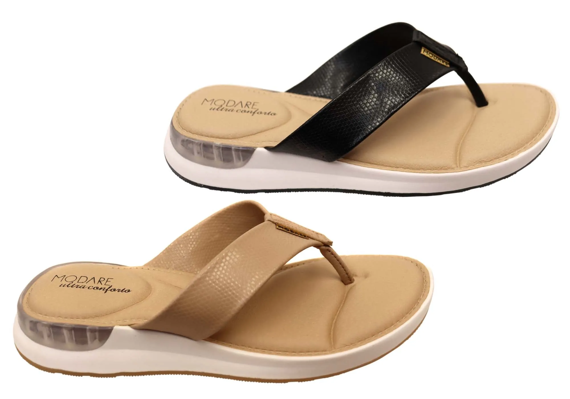 Modare Ultraconforto Velina Womens Comfort Brazilian Thongs Sandals