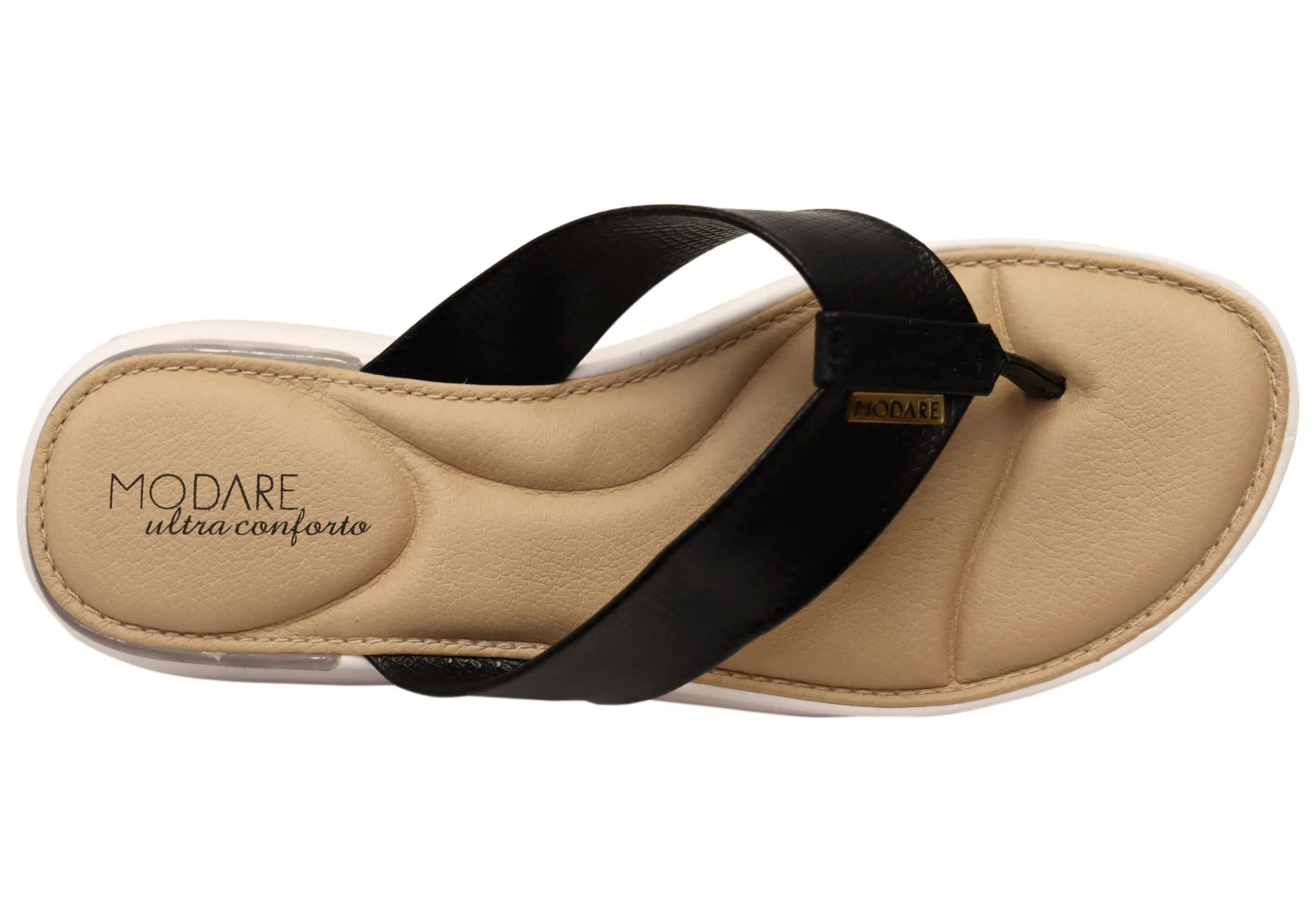 Modare Ultraconforto Velina Womens Comfort Brazilian Thongs Sandals