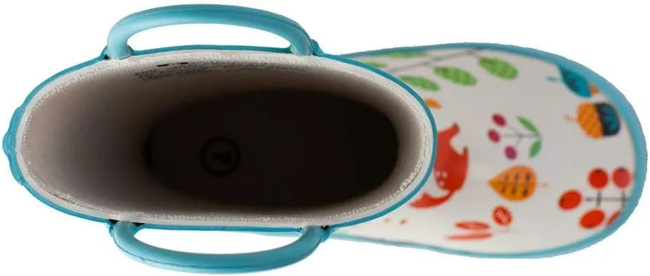 OAKI Toddler Rain Boots - Perfect Kids Rain Boots for Any Weather - Durable Rubber Baby Rain Boots Keep Little Feet Dry, Lightweight Waterproof with Easy-on Handle