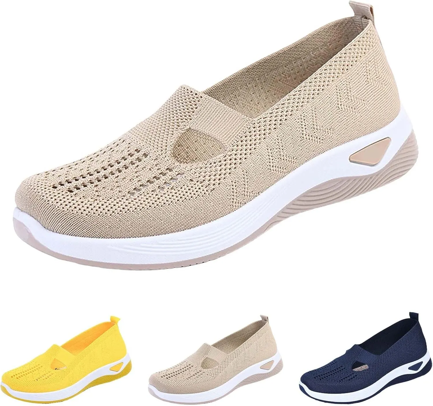 Orthopedic Shoes for Women 2025 New Women's Woven Mens Tennis Shoes Wide Feet Men Casual Dress Shoes Chunky Sneakers Black Tennis Shoe Loafers Casual Slip On