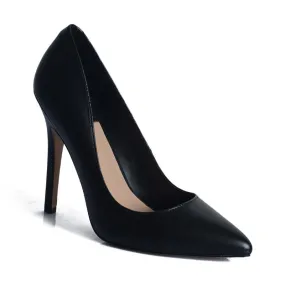 RMK Cian Black Leather Heels
