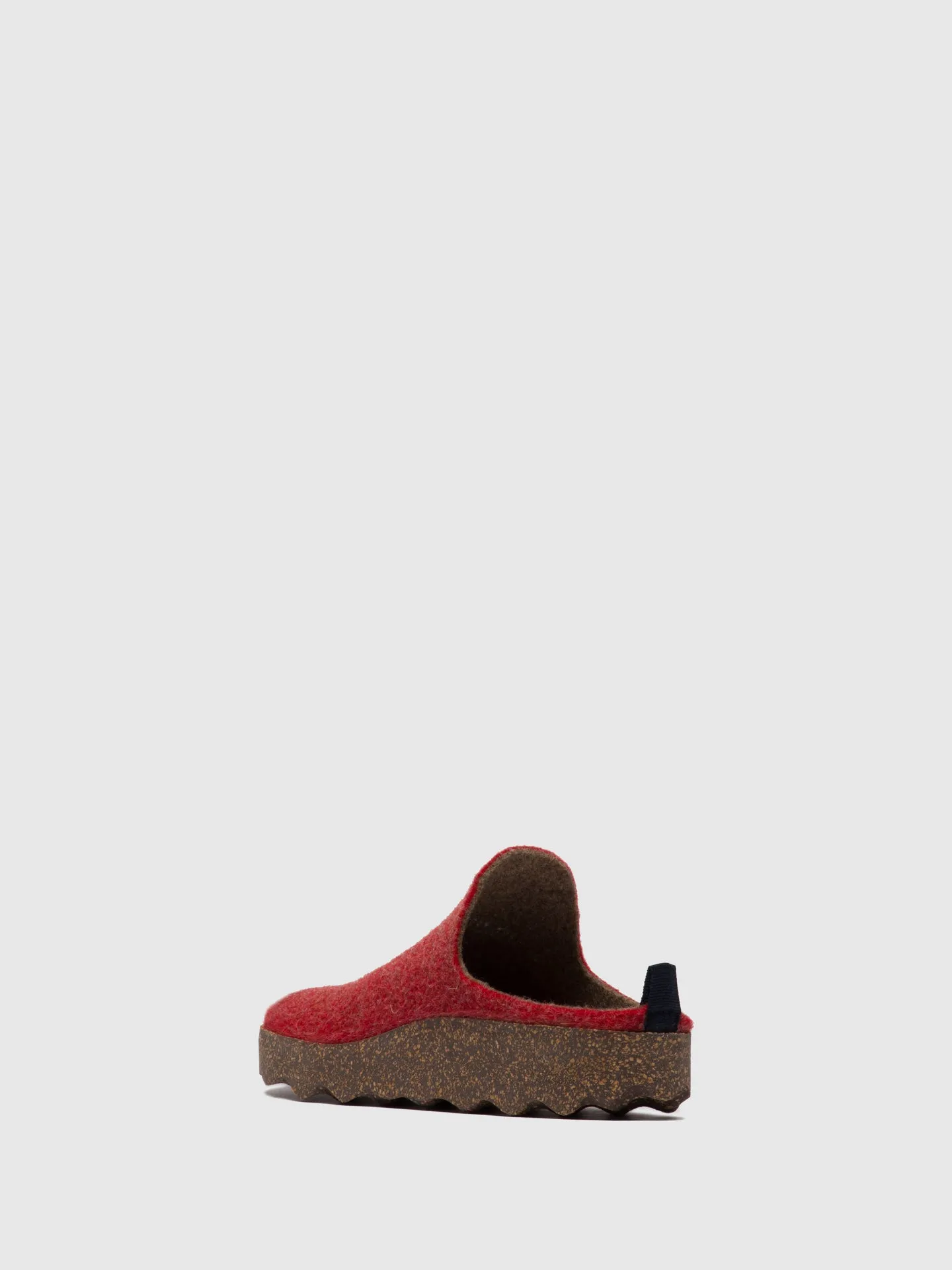 Round Toe Mules COME Red