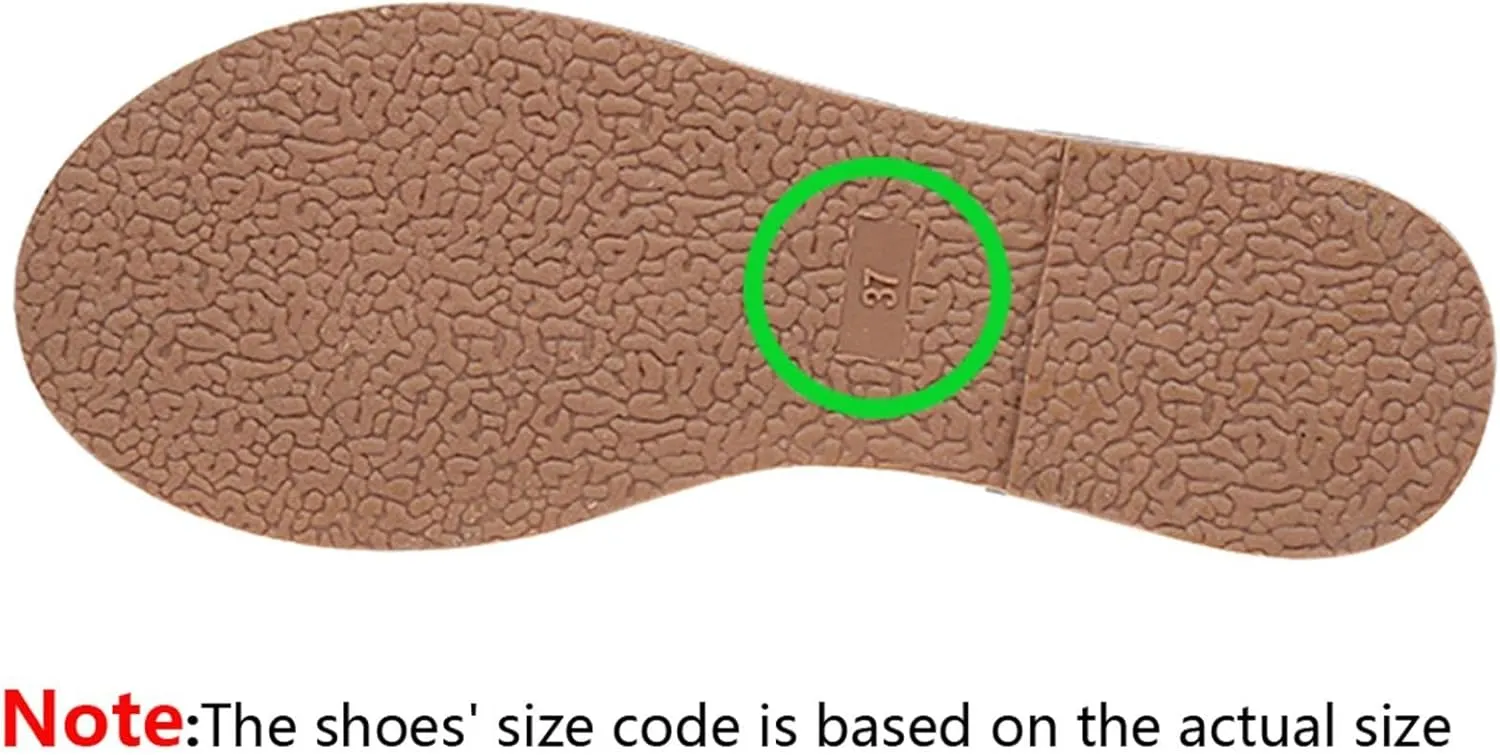 Sandals for Women Orthotic Arch Support Lightweight Yoga Mat Thong Flat Soft Bottom Flip Flops Slides Shoes T-Strap Open Toe