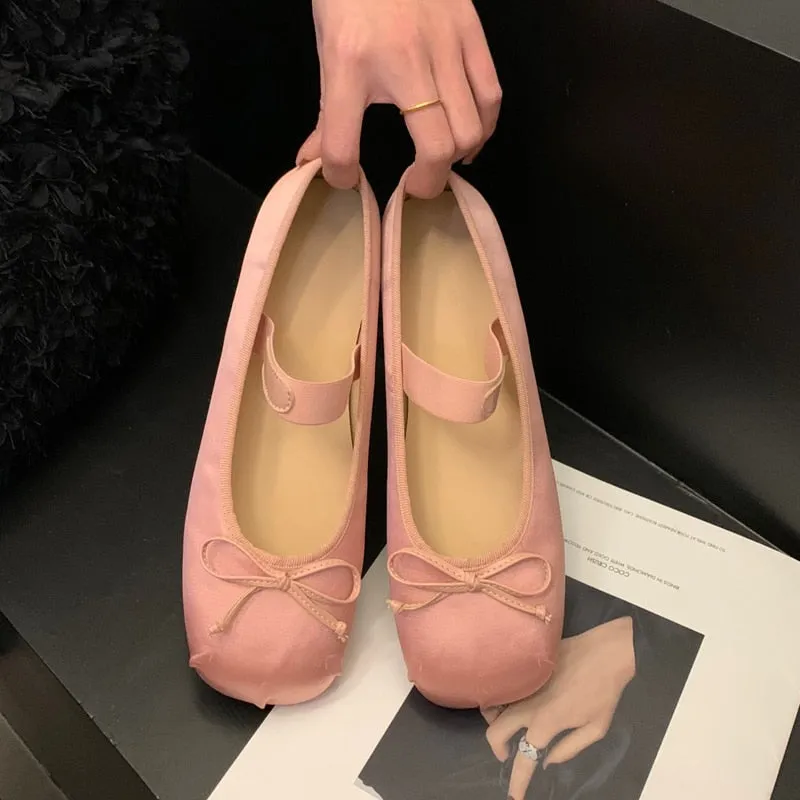 Sasha Satin Silk Ballet Flats - 4 Colors