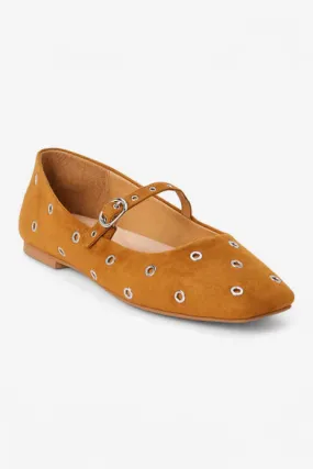 Tobacco Mick Ballet Flat