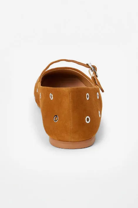 Tobacco Mick Ballet Flat