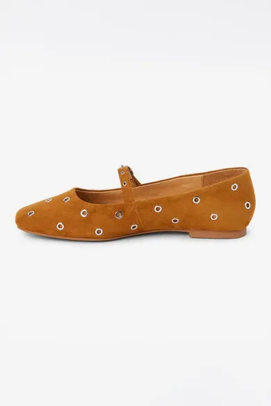 Tobacco Mick Ballet Flat