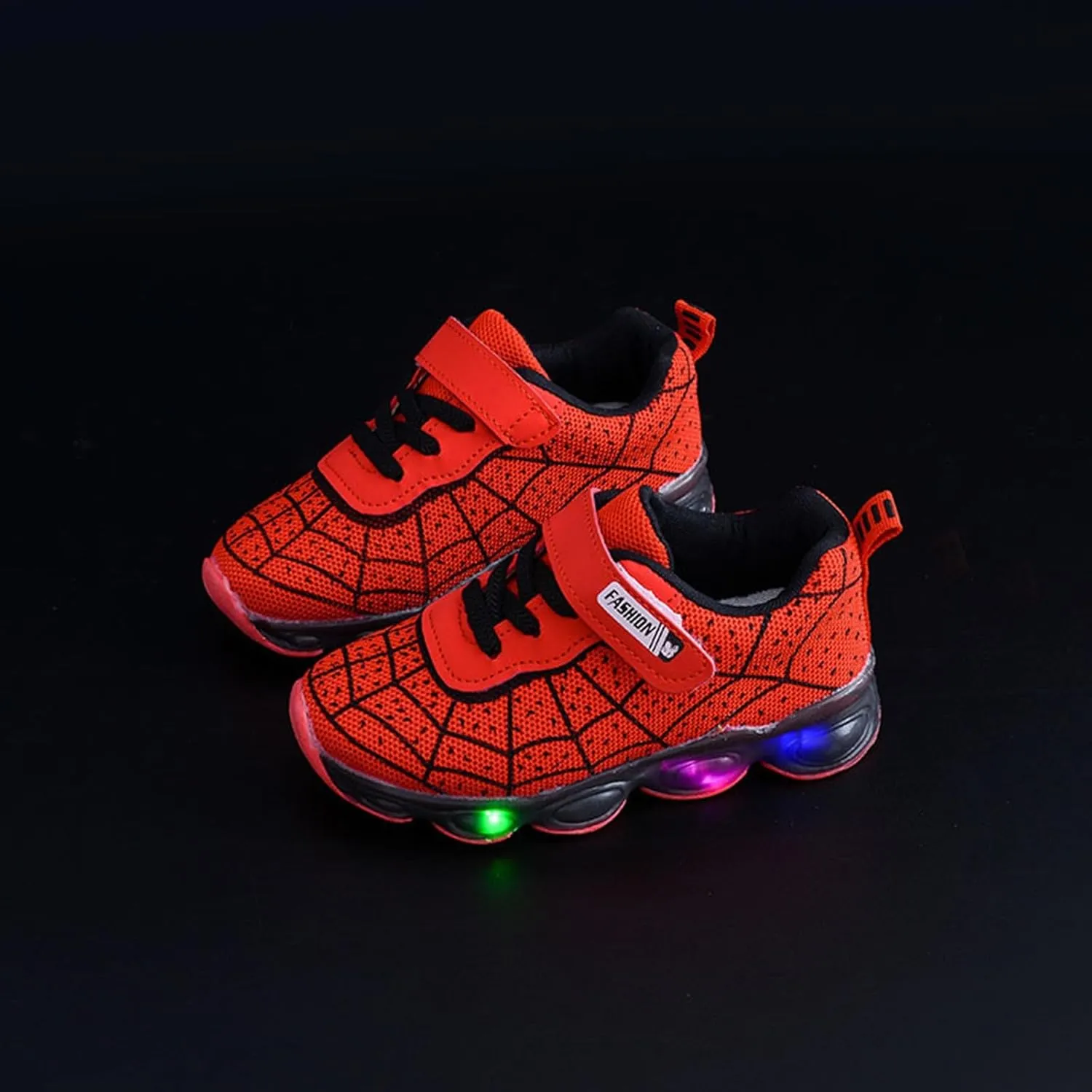 Toddler Kids Light Up Shoes LED Luminous Trainers Mesh Breathable Walking Sneakers for Boys Girls