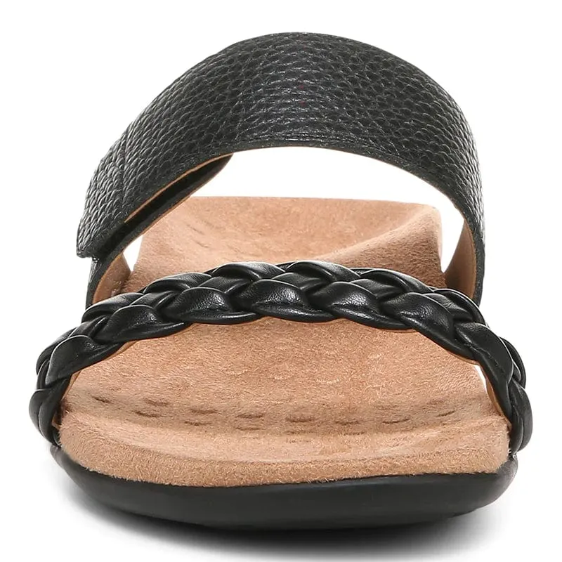 Vionic Women's Jeanne Slide Sandals- Black