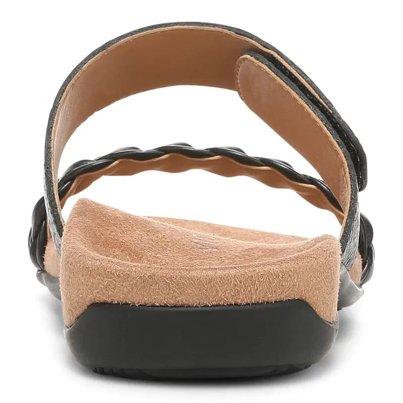 Vionic Women's Jeanne Slide Sandals- Black