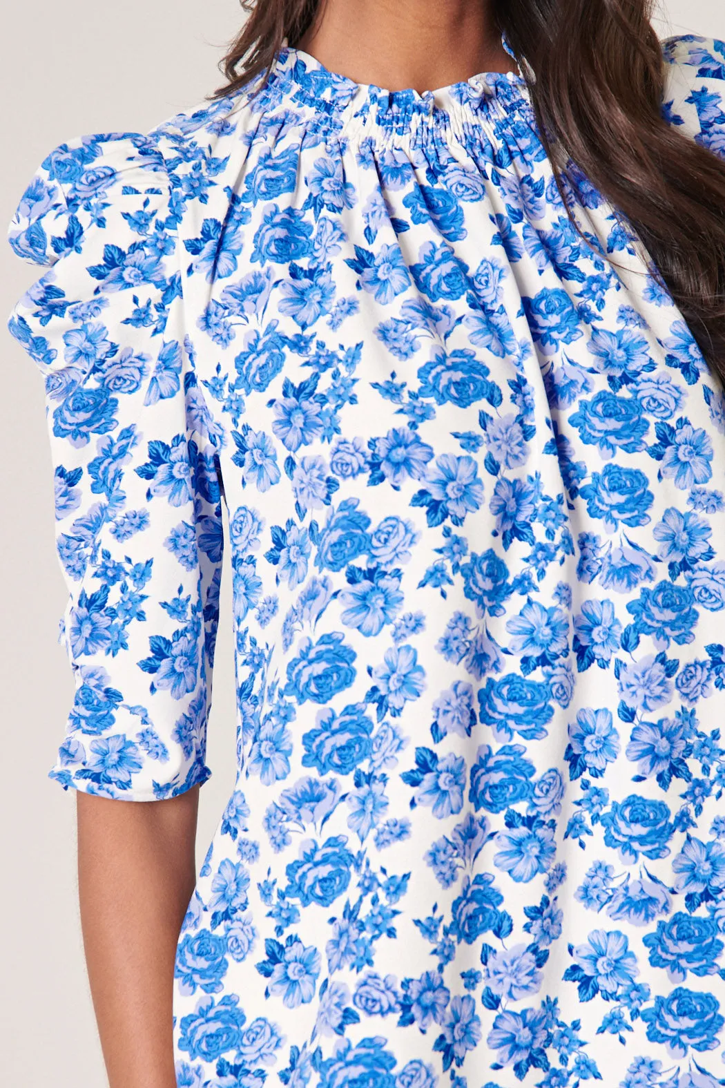 Wilma Floral Drape Sleeve Top