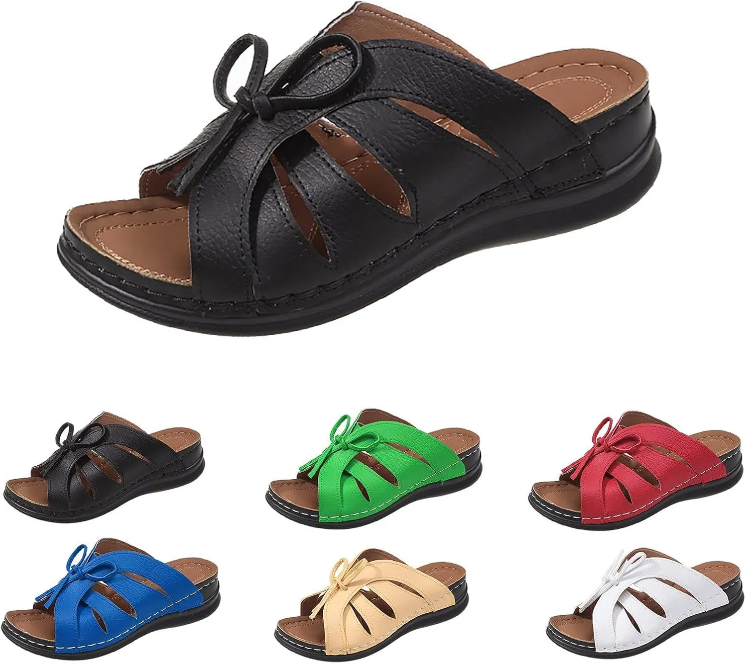Womens sandals comfortable Orthopedic Sandals for Women Arch Support Sandals Comfortable Platform Wedge Orthotic Casual Shoes