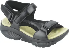 Xsensible Men's Phobos Stretch Walker Sandals- Black
